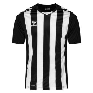 Hummel Spilletrøje Core Striped - Sort/Hvid Børn, størrelse 176 cm