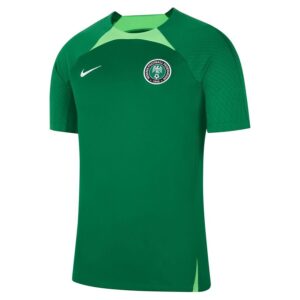 Nigeria Trænings T-Shirt Dri-FIT Strike - Grøn/Grøn/Hvid - Nike, størrelse Medium