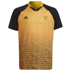 adidas Trænings T-Shirt Aeroready Messi Mi Historia - Guld/Sort Børn, størrelse 176 cm