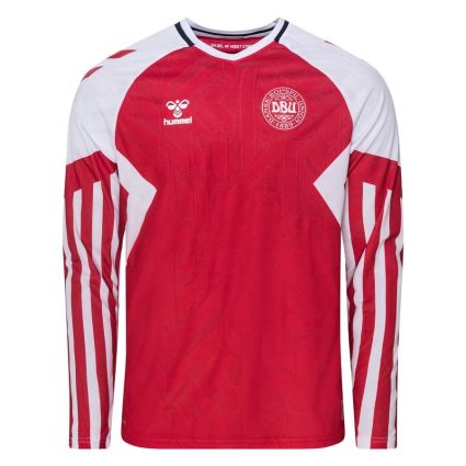 Danmark Hjemmebanetrøje 2023/24 Lange Ærmer - Hummel, størrelse 4XL