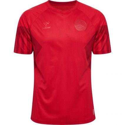 Danmark Hjemmebanetrøje VM 2022 Børn - Hummel, størrelse 128 cm