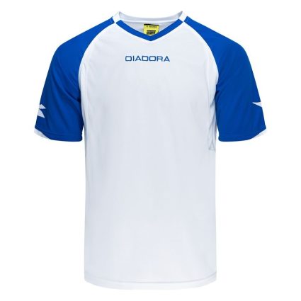 Diadora Trænings T-Shirt Havanna - Hvid/Blå