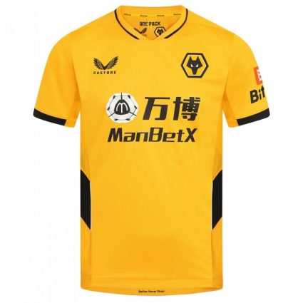 Wolves Home Jersey 2021/22 - by Castore-L