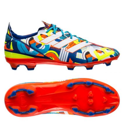 adidas GAMEMODE FG/AG Iconic Numbers - Turkis/Hvid/Rød Børn - Kunstgræs (AG) / Græs (FG), størrelse 28