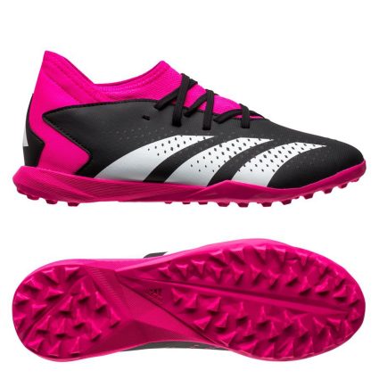 adidas Predator Accuracy .3 TF Own Your Football - Sort/Hvid/Pink Børn - Turf (TF), størrelse 35